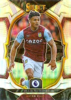 2022-23 Panini Select Premier League Soccer #011 Silver Prizm Ollie Watkins