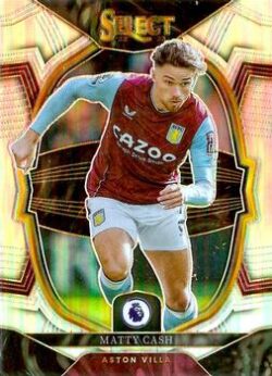 2022-23 Panini Select Premier League Soccer #014 Silver Prizm Matty Cash