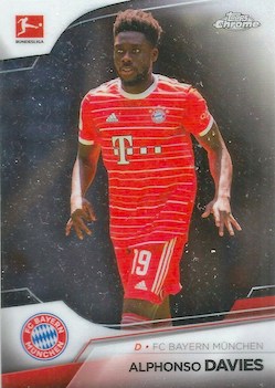 2022-23 Topps Chrome Bundesliga #077 Alphonso Davies