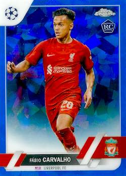 2022-23 Topps Chrome Sapphire UEFA Club Competitions #028 Fábio Carvalho