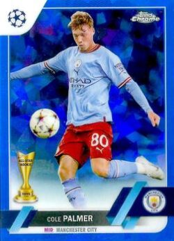 2022-23 Topps Chrome Sapphire UEFA Club Competitions #034 Cole Palmer