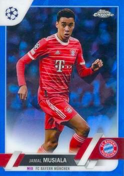 2022-23 Topps Chrome Sapphire UEFA Club Competitions #042 Jamal Musiala