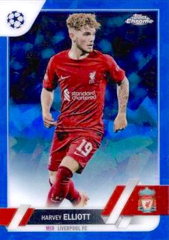 2022-23 Topps Chrome Sapphire UEFA Club Competitions #049 Harvey Elliott