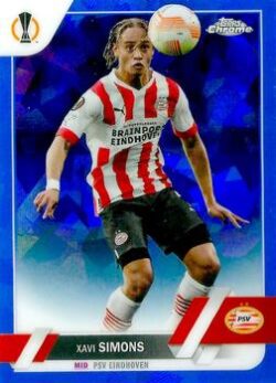 2022-23 Topps Chrome Sapphire UEFA Club Competitions #060 Xavi Simons