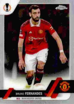 2022-23 Topps Chrome UEFA Club Competitions #008 Bruno Fernandes