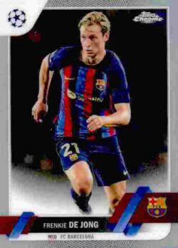 2022-23 Topps Chrome UEFA Club Competitions #030 Frenkie de Jong