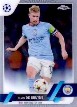 2022-23 Topps Chrome UEFA Club Competitions #033 Kevin De Bruyne