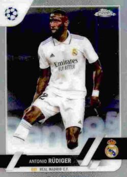 2022-23 Topps Chrome UEFA Club Competitions #058 Antonio Rüdiger