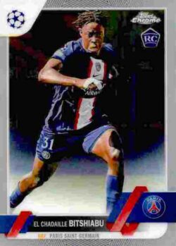 2022-23 Topps Chrome UEFA Club Competitions #061 El Chadaille Bitshiabu