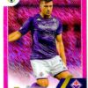 2022-23 Topps Chrome UEFA Club Competitions #133 Pink Shimmer Luka Jovic SN250