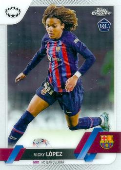 2022-23 Topps Chrome Women UCL #002 Vicky Lopez