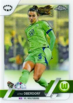 2022-23 Topps Chrome Women UCL #005 Refractor Lena Oberdorf