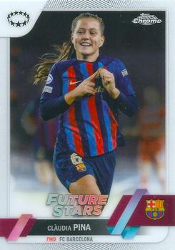 2022-23 Topps Chrome Women UCL #007 Clàudia Pina