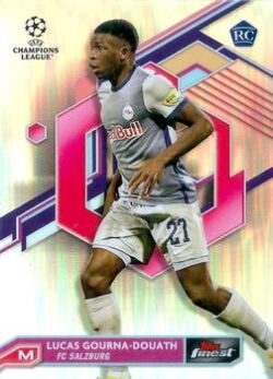 2022-23 Topps Finest UEFA Club Competitions #003 Refractor Lucas Gourna-Douath