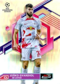 2022-23 Topps Finest UEFA Club Competitions #039 Refractor Joško Gvardiol