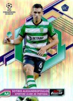 2022-23 Topps Finest UEFA Club Competitions #052 Refractor Sotiris Alexandropoulos