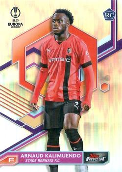 2022-23 Topps Finest UEFA Club Competitions #104 Base Extended UEL Arnaud Kalimuendo