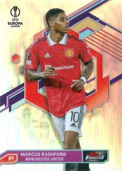 2022-23 Topps Finest UEFA Club Competitions #105 Base Extended UEL Marcus Rashford