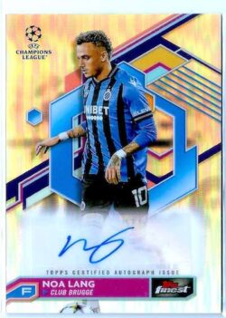 2022-23 Topps Finest UEFA Club Competitions #A-NL Base Autograph Noa Lang