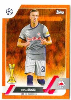 2022-23 Topps UEFA Club Competitions Jade Edition #095 Orange Luka Sucic SN25