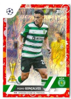 2022-23 Topps UEFA Club Competitions Jade Edition #132 Chinese New Year Pedro Gonçalves SN150