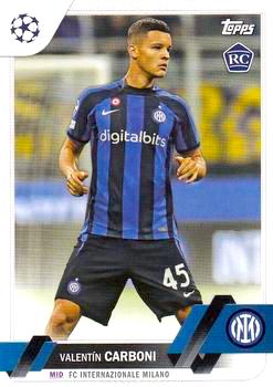 2022-23 Topps UEFA Club Competitions #006 Valentin Carboni