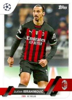 2022-23 Topps UEFA Club Competitions #011 Zlatan Ibrahimovic