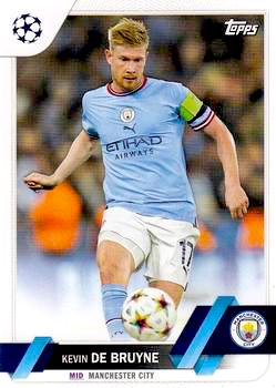 2022-23 Topps UEFA Club Competitions #033 Kevin De Bruyne