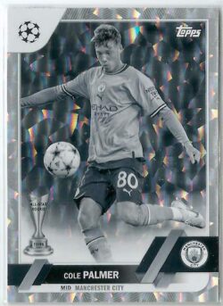 2022-23 Topps UEFA Club Competitions #034 Icy Black & White Cole Palmer SN150