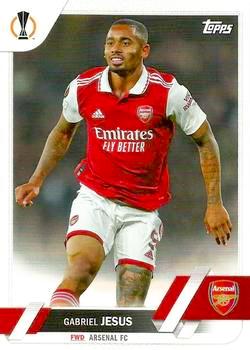 2022-23 Topps UEFA Club Competitions #038 Gabriel Jesus