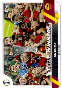 2022-23 Topps UEFA Club Competitions #045 Conference League Winners