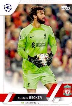 2022-23 Topps UEFA Club Competitions #074 Alisson Becker