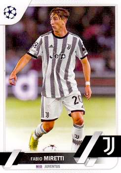 2022-23 Topps UEFA Club Competitions #116 Fabio Miretti