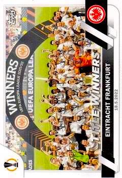 2022-23 Topps UEFA Club Competitions #118 Europa League Winners