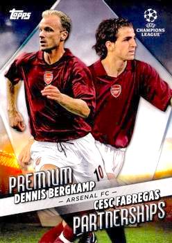 2022-23 Topps UEFA Club Competitions #PP06 Dennis Bergkamp-Cesc Fabregas