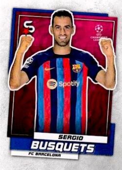 2022-23 Topps UEFA Superstars Soccer #048 Sergio Busquets