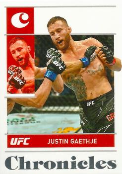 2022 Panini Chronicles UFC #047 Justin Gaethje