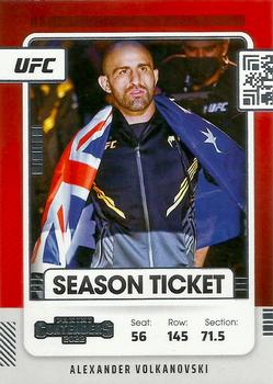 2022 Panini Chronicles UFC #103 Alexander Volkanovski