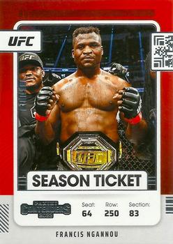 2022 Panini Chronicles UFC #104 Francis Ngannou