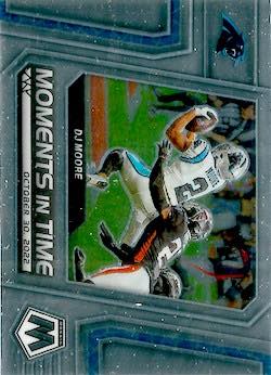 2023 Panini Mosaic Football #MT-7 Moments in Time DJ Moore