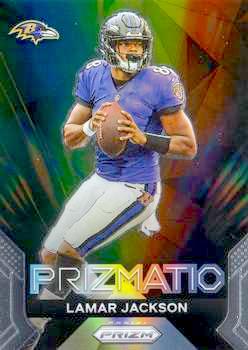 2023 Panini Prizm Football #12 Prizmatic Lamar Jackson