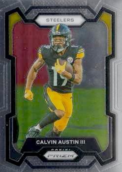 2023 Panini Prizm Football #255 Calvin Austin