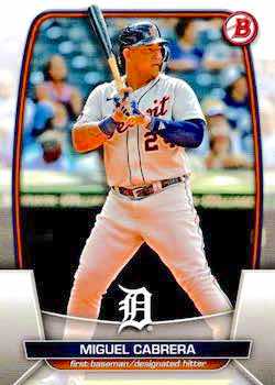 2023 Bowman Baseball #027 Miguel Cabrera