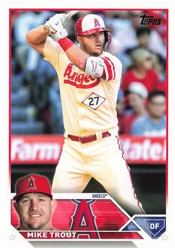 2023 Topps Baseball Series 1 #027 Mike Trout