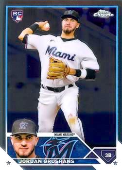 2023 Topps Chrome Baseball #009 Jordan Groshans