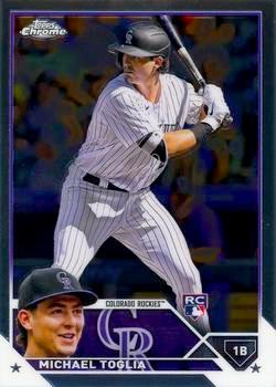 2023 Topps Chrome Baseball #087 Michael Toglia