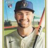 2023 Topps Heritage Baseball #095 Garrett Mitchell