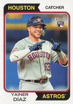 2023 Topps Heritage Baseball #262 Yainer Díaz