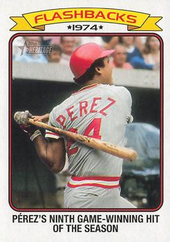 2023 Topps Heritage Baseball #BF-8 Baseball Flashbacks Tony Perez