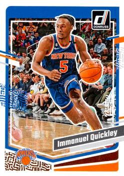 2023-24 Panini Donruss Basketball #021 Immanuel Quickley